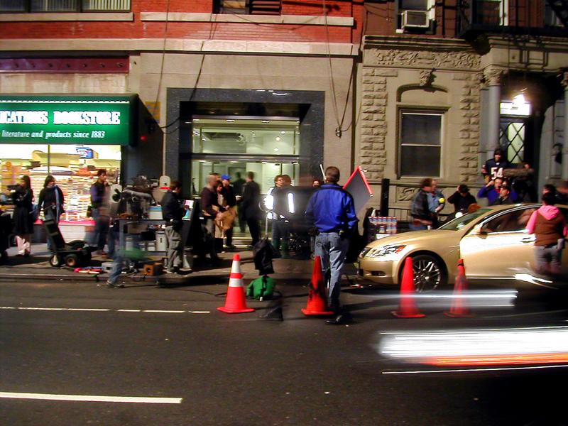 Law & Order Filming on an NYC Street